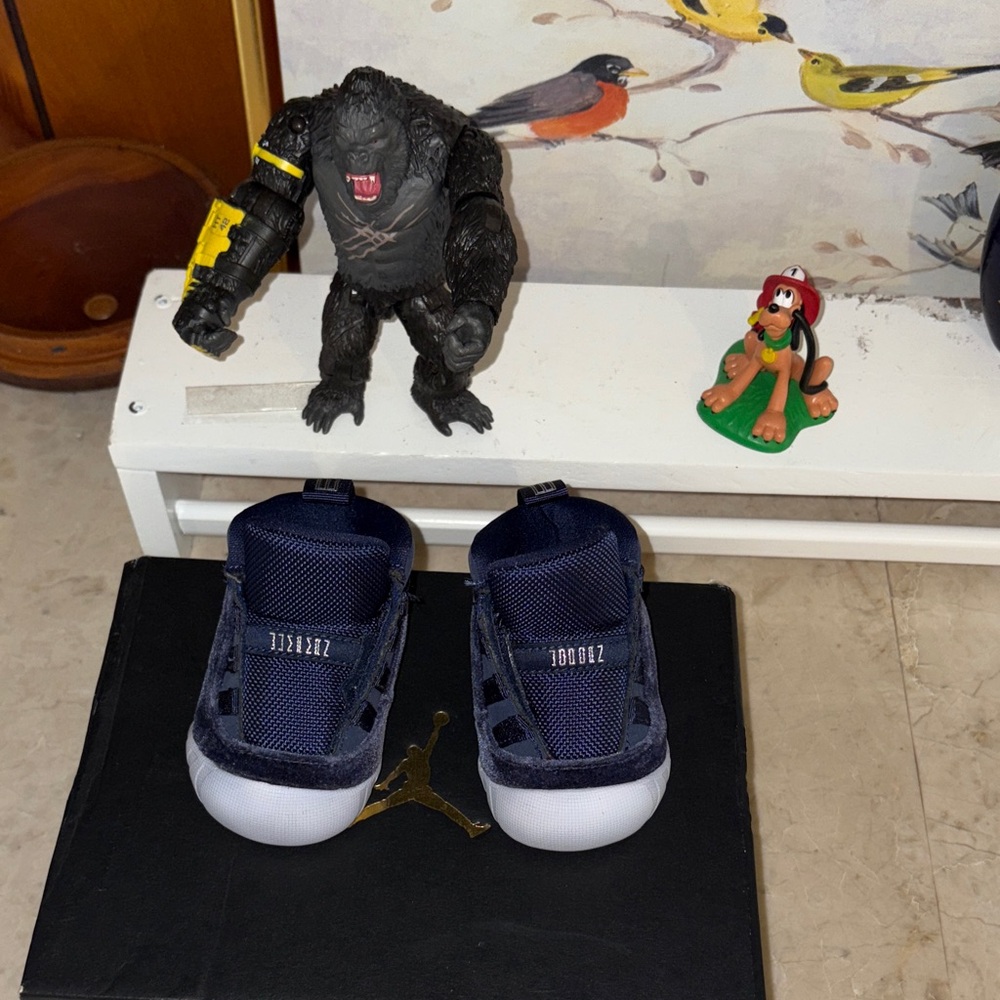 Crib Jordan 11 Navy Blue Sneakers